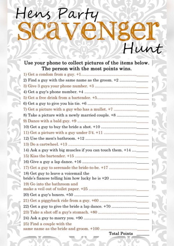 The Best Bachelor Party Tasks and Ideas. Scavenger Hunt, Stag Pranks.