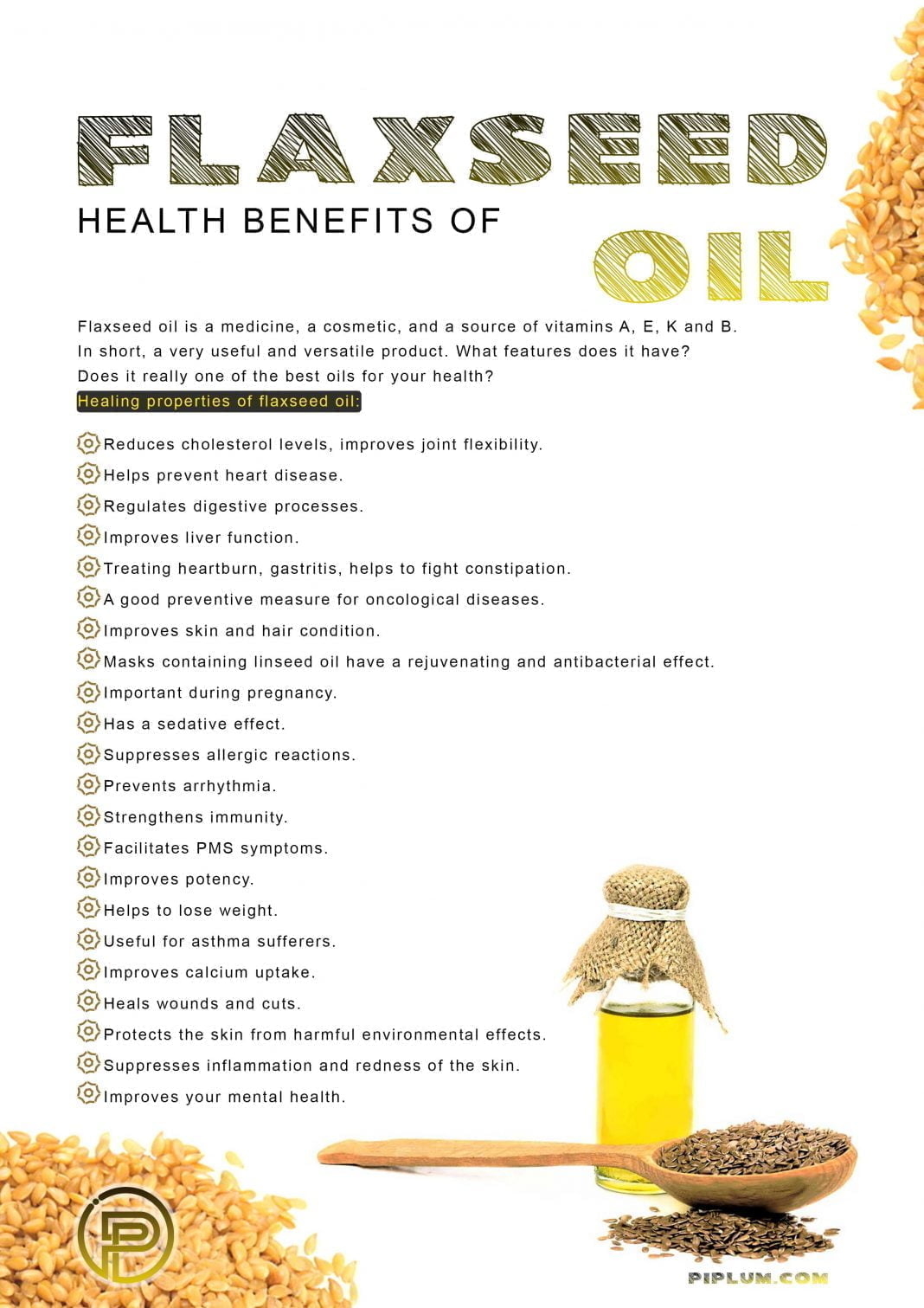 Discover Magical Properties of Flaxseed Oil.