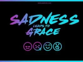 What does grief and sadness do to us Quote about sadness