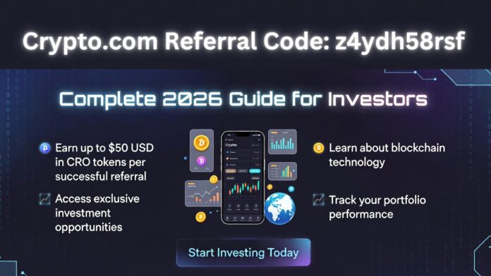 Crypto.com referral code z4ydh58rsf is a valid signup code that provides new users with a sign-up bonus